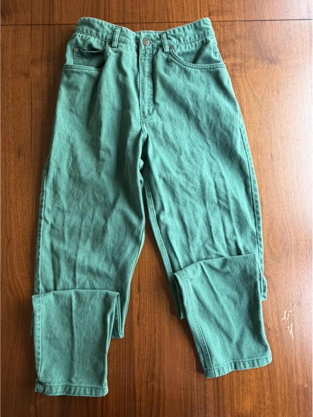 Lizwear Green High-Waisted Denim Jeans - Size 8